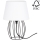 Spot-Light - Lampa stołowa MANGOO 1×E27/40W/230V biały/czarny - certyfikat FSC