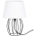 Spot-Light - Lampa stołowa MANGOO 1×E27/40W/230V biały/czarny