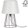Spot-Light - Lampa stołowa MANGOO 1×E27/40W/230V szara/czarna