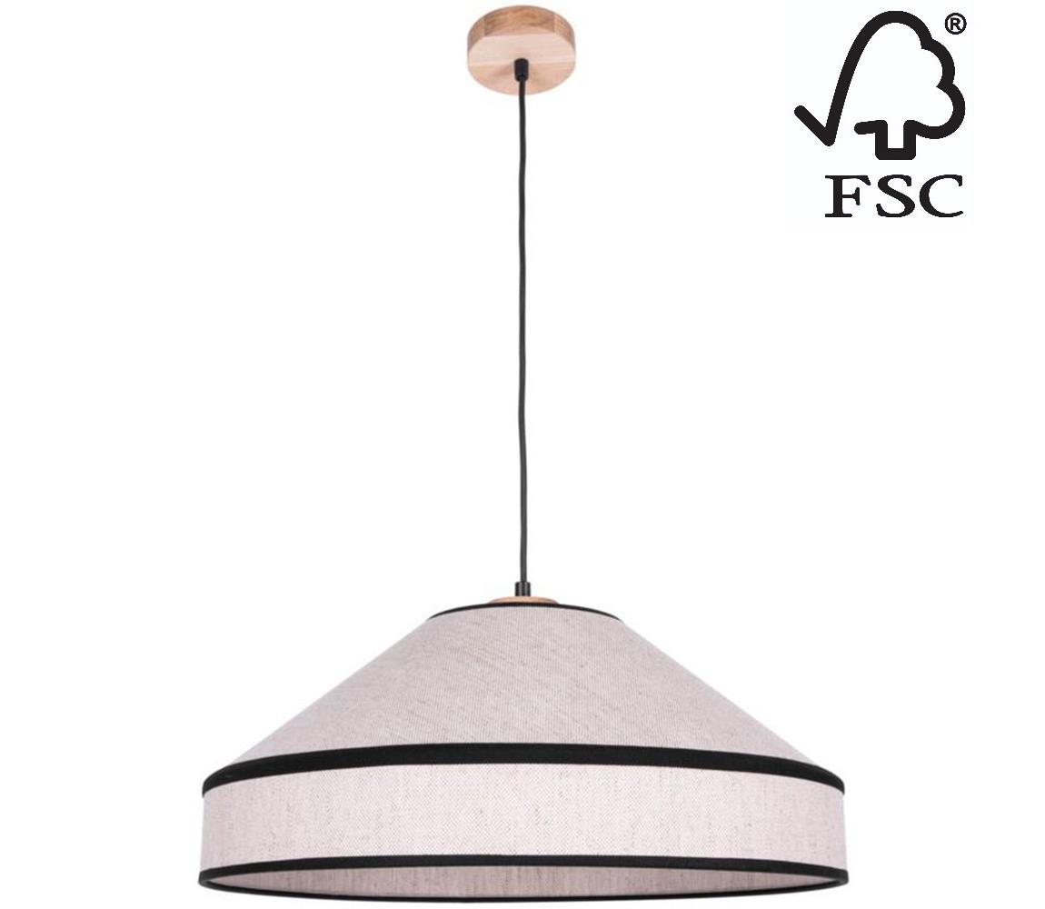 Spot-Oświetlenie 16992174 - Żyrandol na lince AMIGO 1xE27/60W/230V dąb