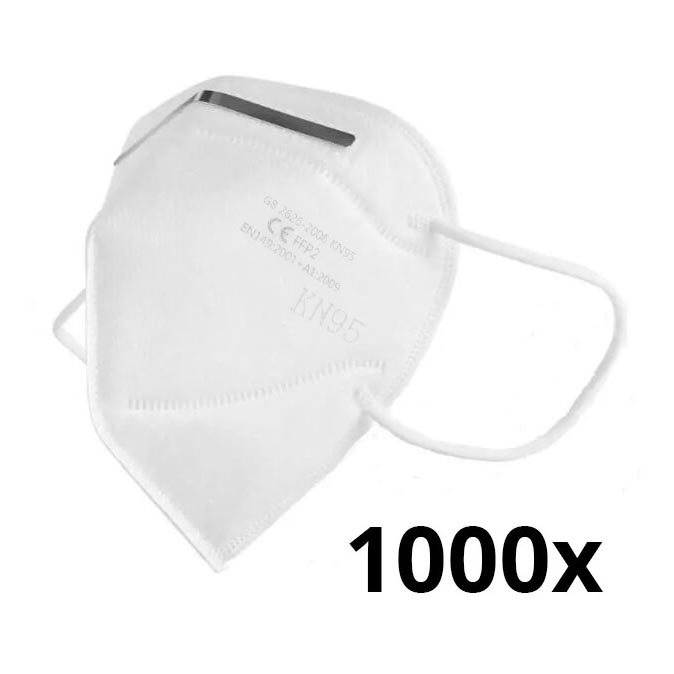 Sprzęt ochronny - Respirator FFP2 NR (KN95) CE - DEKRA test 1000 szt.