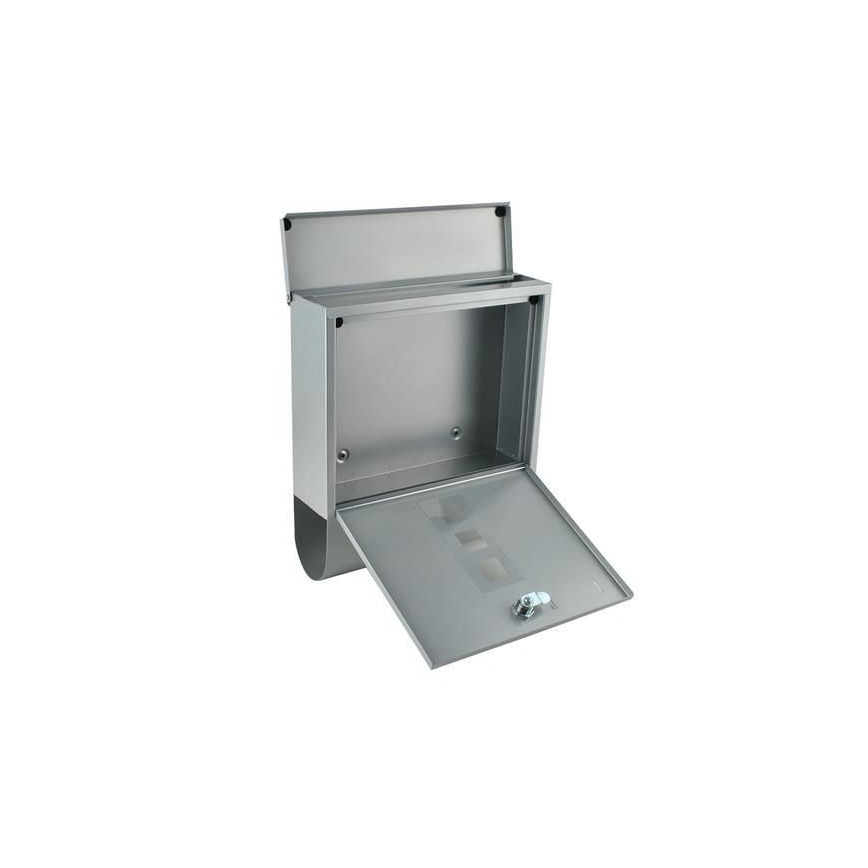 Srebrna skrzynka na listy 34x30,7 cm