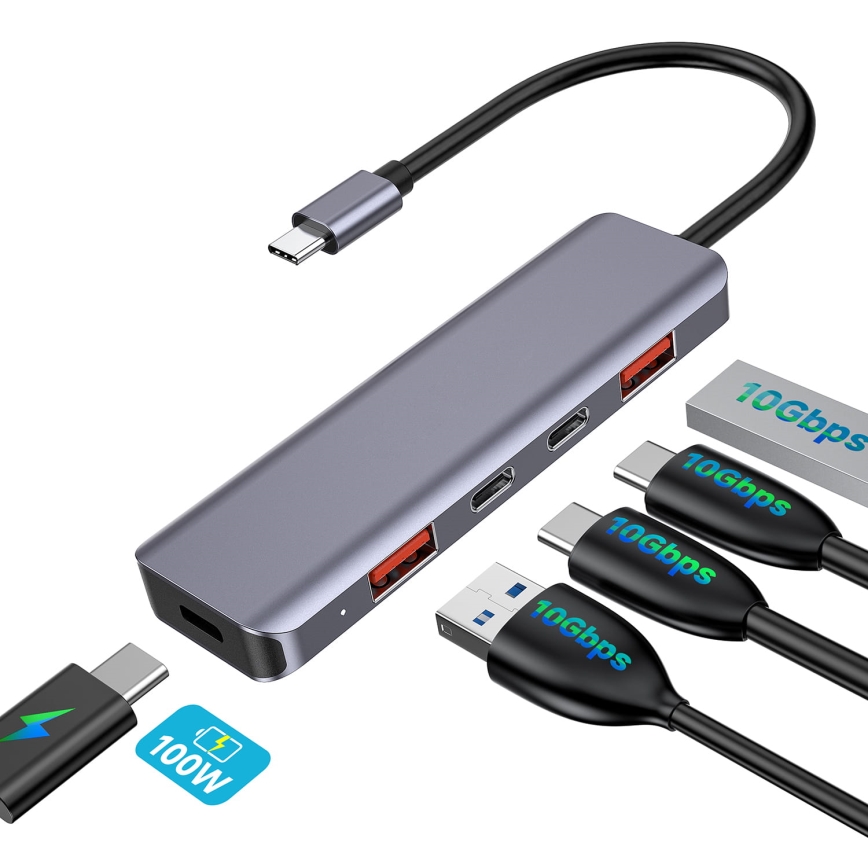 Stacja dokująca USB-C 5 w 1 z Power Delivery 100 W