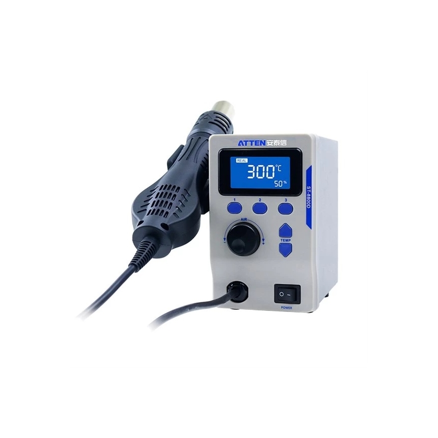 Stacja gorącego powietrza z wyświetlaczem LCD 800W/230V