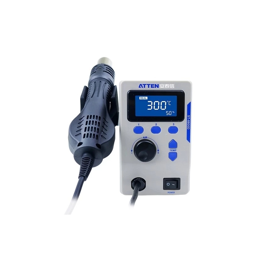 Stacja gorącego powietrza z wyświetlaczem LCD 800W/230V