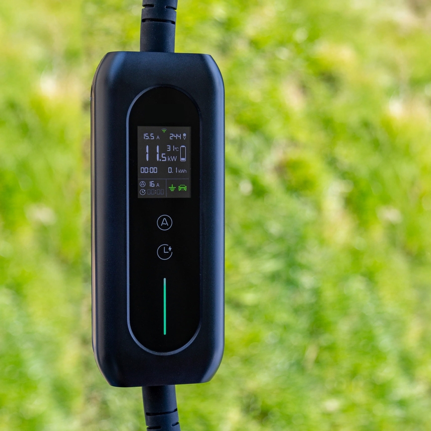 Stacja ładowania samochodów elektrycznych typ 2 5 m 11kW 16A IP54 Tuya