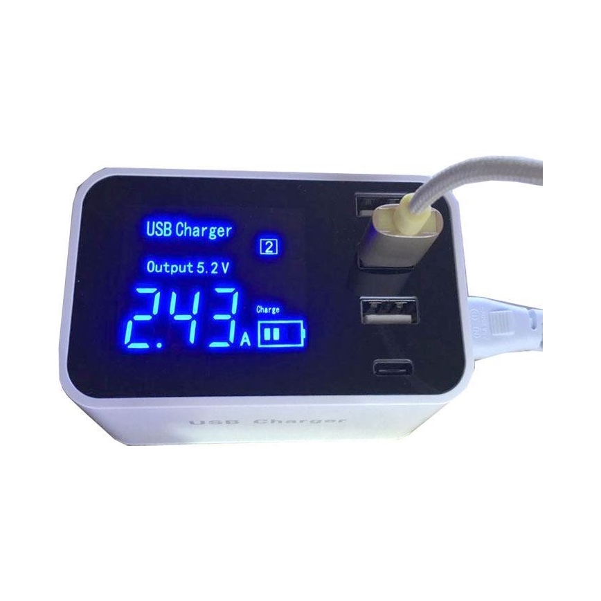 Stacja ładująca 3xUSB A + 1xUSB C
