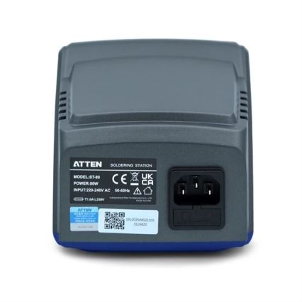 Stacja lutownicza z wyświetlaczem LCD 80W/230V