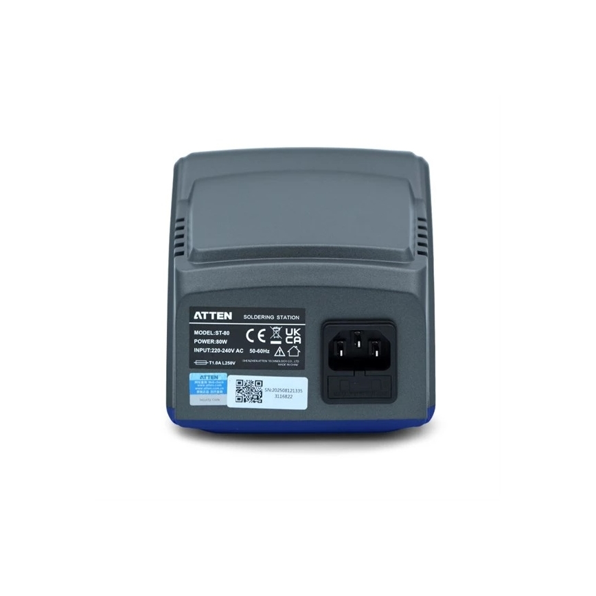 Stacja lutownicza z wyświetlaczem LCD 80W/230V