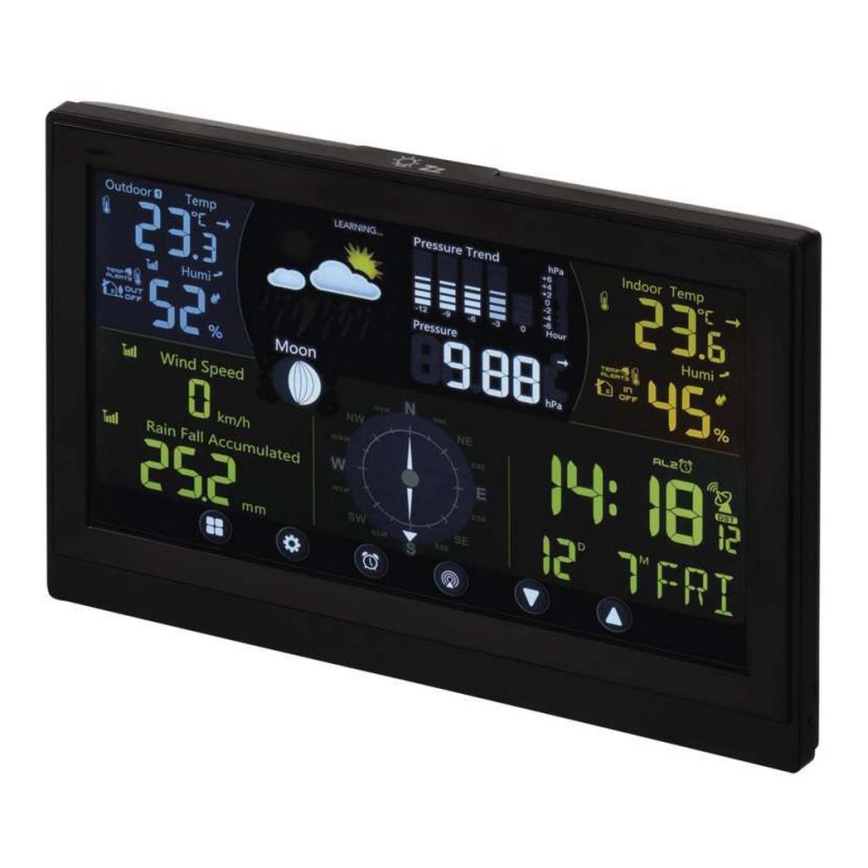 Stacja meteorologiczna bezprzewodowa 5V/3×AAA + 4xAA