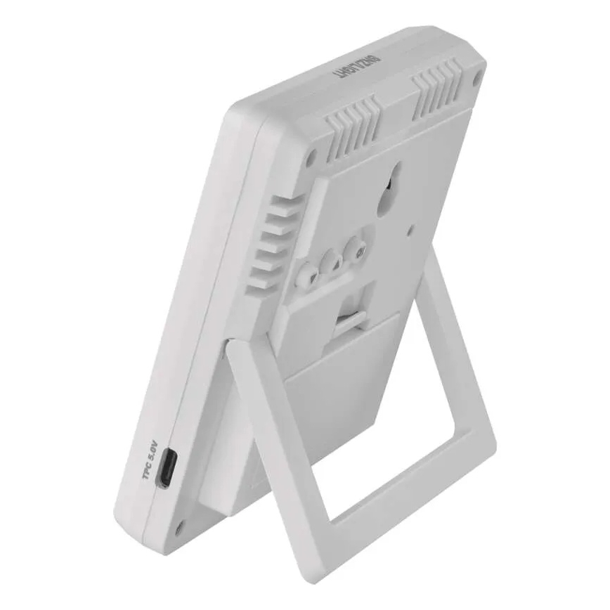 Stacja pogodowa 5V, zasilanie: 2xAAA + 2xAAA, czarna