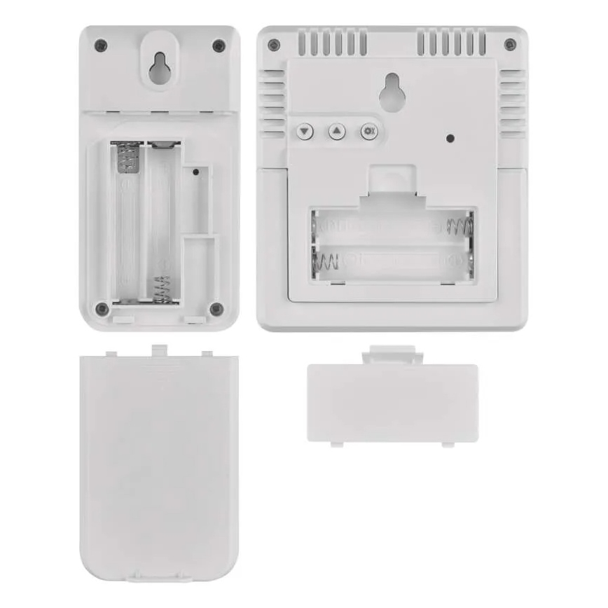 Stacja pogodowa 5V, zasilanie: 2xAAA + 2xAAA, czarna