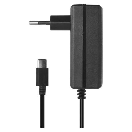 Stacja pogodowa z bezprzewodowym ładowaniem 5V, zasilanie 2xAA + 2xAAA, czarna