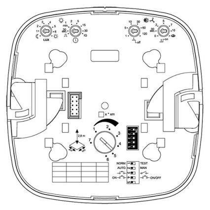 Steinel 002848 - Czujnik obecności HF 360 COM2 biały