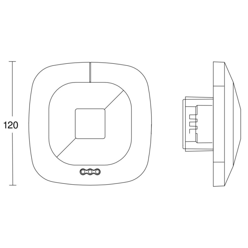 Steinel 002848 - Czujnik obecności HF 360 COM2 biały