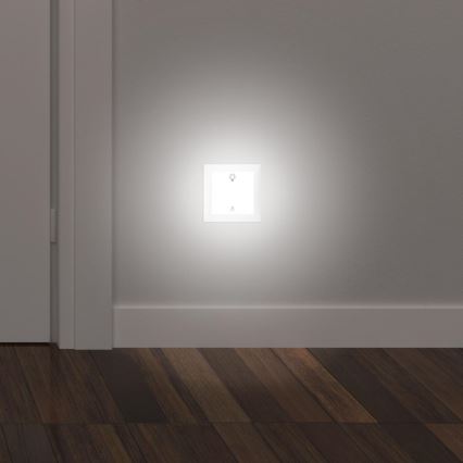 STEINEL 006501 - LED Oświetlenie nocne komunikacyjne z czujnikiem zmierzchu TURNMELIGHT 0,02W/0,4W
