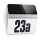 STEINEL 007140 - LED Solarny numer domu XSolar LH-N LED/0,03W stal nierdzewna IP44 2500 mAh