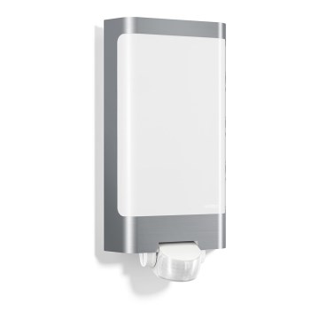 STEINEL 010461 - Lampa zewnętrzna LED z czujnikiem L240LED LED/7,5W stal nierdzewna IP44
