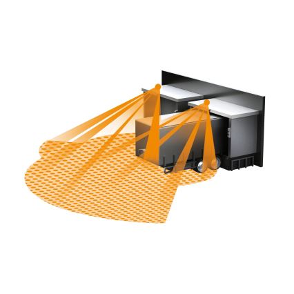 STEINEL 029609 - Zewnętrzny czujnik ruchu sensIQ KNX antracyt IP54 + pilot zdalnego sterowania