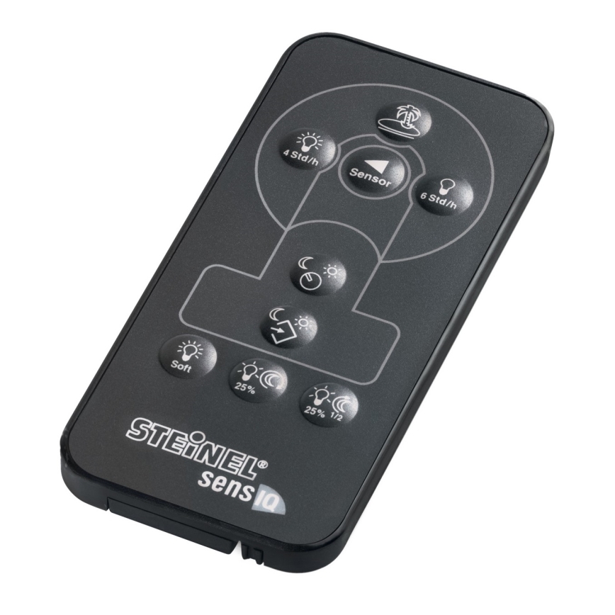 STEINEL 029609 - Zewnętrzny czujnik ruchu sensIQ KNX antracyt IP54 + pilot zdalnego sterowania