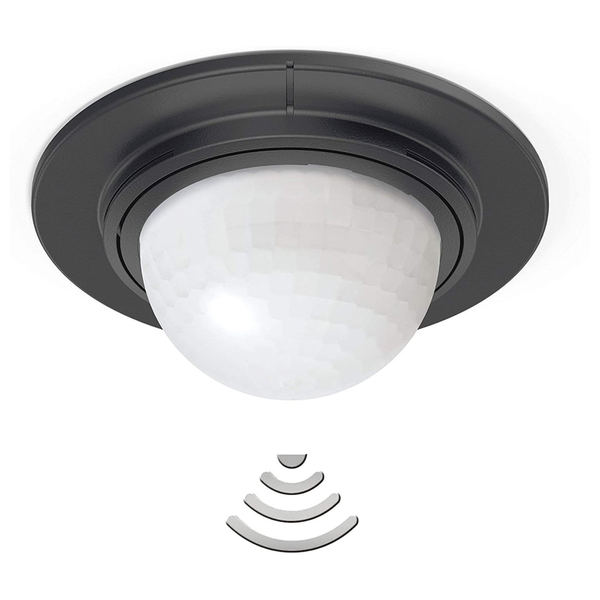 STEINEL 032852 - Zewnętrzny czujnik ruchu IS360-1DE czarny IP54