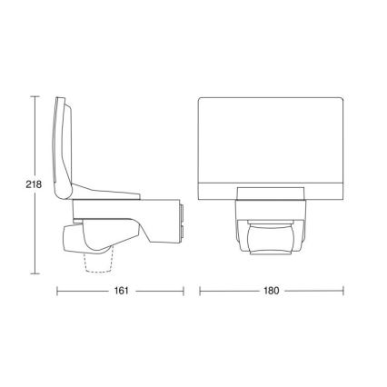 STEINEL 033088 - LED Reflektor z czujnikiem XLED home 2 LED/14,8W/230V