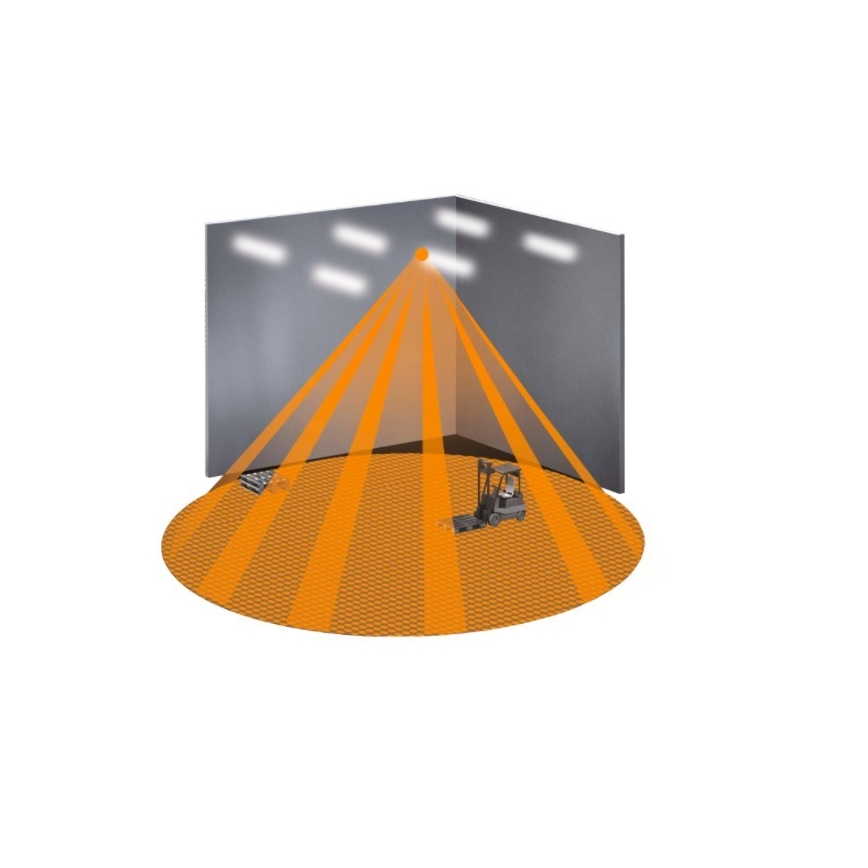 STEINEL 033569 - Zewnętrzny czujnik ruchu IS 3360 MX Highbay biały IP54