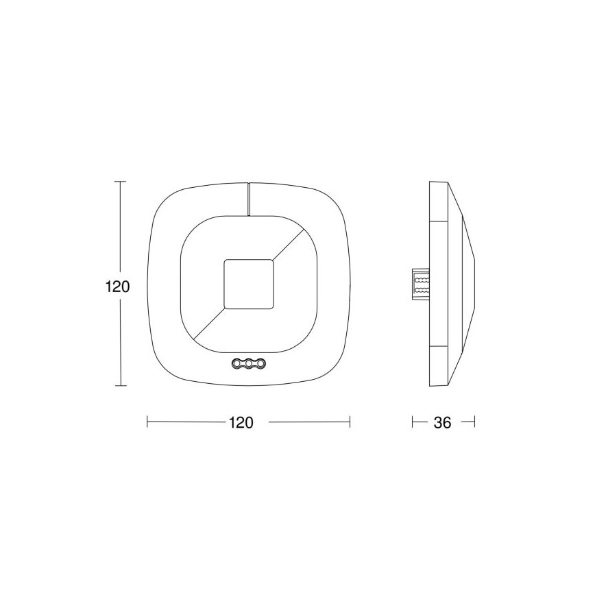 Steinel 033972 - Czujnik obecności HF 360 LiveLink biały
