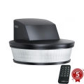 STEINEL 034979 - Zewnętrzny czujnik ruchu SenslQ S czarny IP54 + pilot zdalnego sterowania