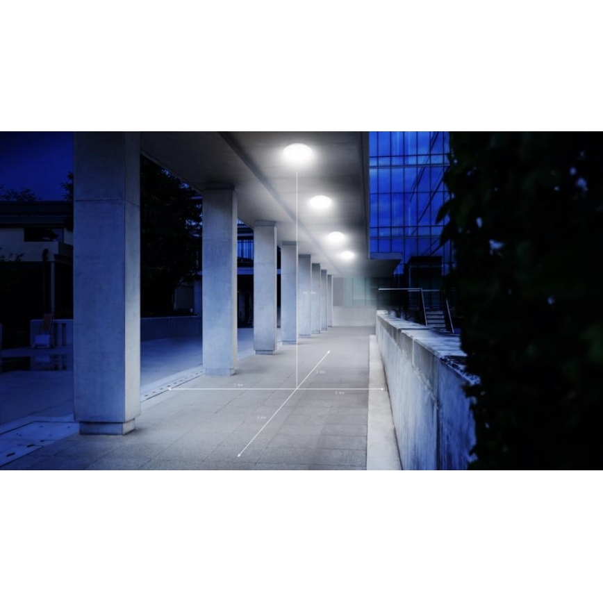 Steinel 035440 - LED Oświetlenie zewnętrzne z czujnikiem QUATTRO LED/10W/230V IP54