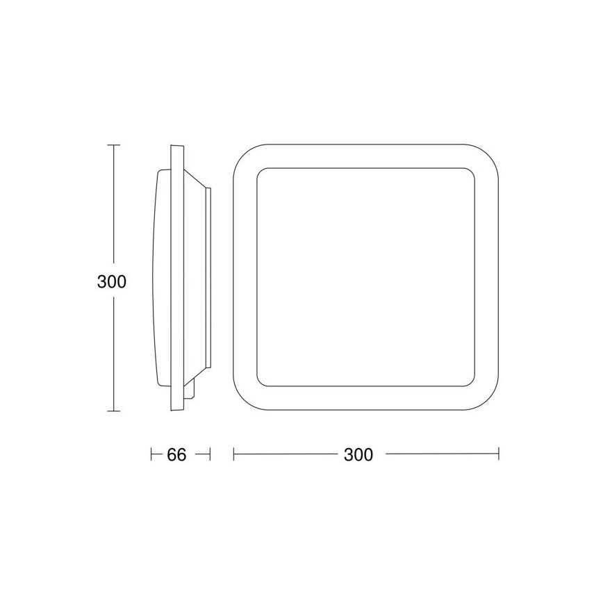 Steinel 052522 - LED Plafon z czujnikiem RS LED/9,5W/230V