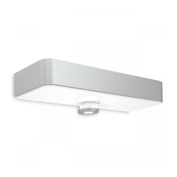 Steinel 052652 - LED Solarna lampa z czujnikiem XSolar SOL-O LED/1,5W 2x2000mAh IP44 srebrna