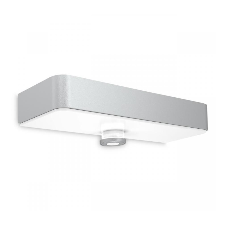 Steinel 052652 - LED Solarna lampa z czujnikiem XSolar SOL-O LED/1,5W 2x2000mAh IP44 srebrna