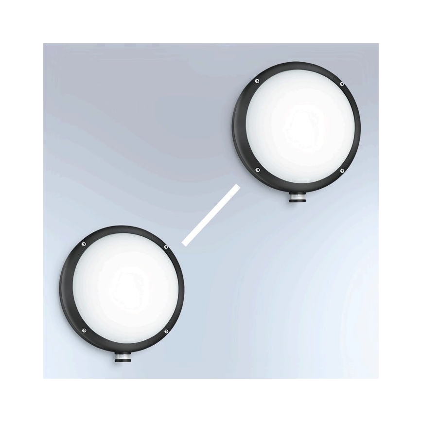 STEINEL 053079 - LED Kinkiet zewnętrzny z czujnikiem L330 LED/9W/230V 3000K IP44