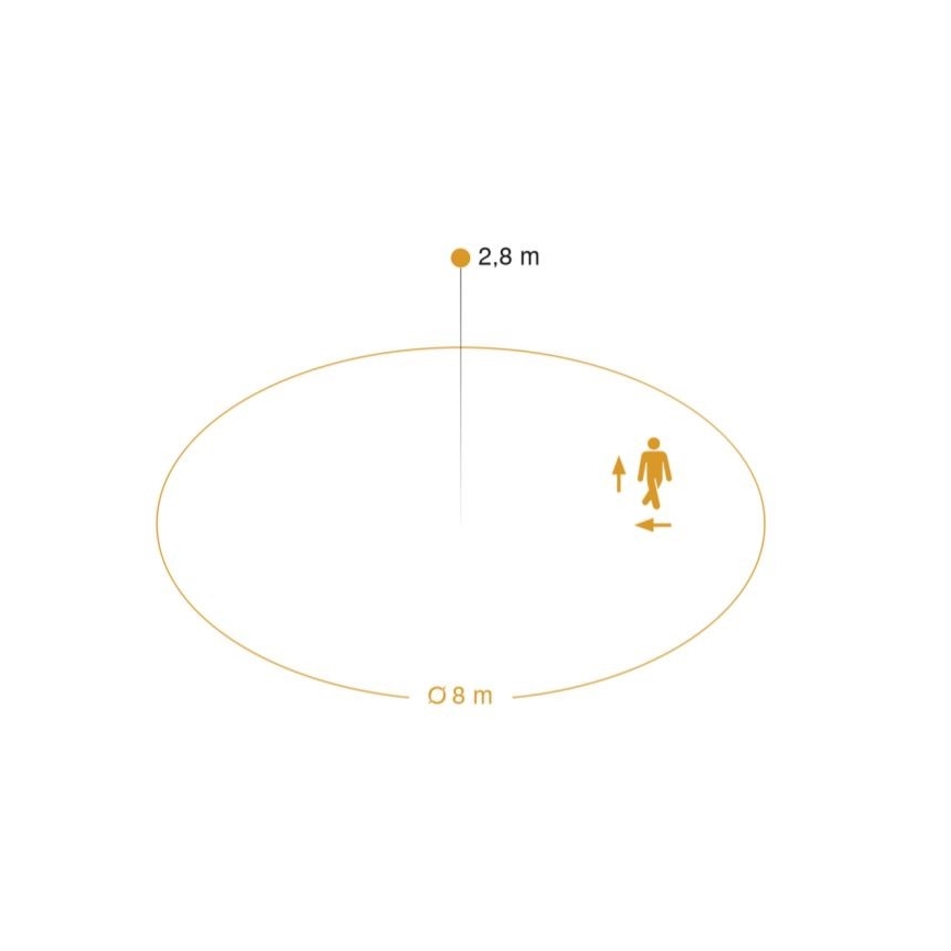 Steinel 056063 - LED Oświetlenie zewnętrzne z czujnikiem RS PRO LED/9,5W/230V IP54