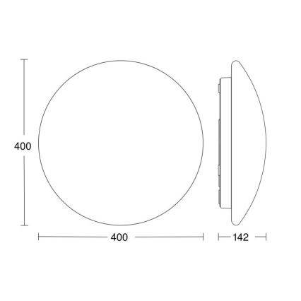 Steinel 056131 - LED Plafon łazienkowy RS PRO LED P3 LED/19,5W/230V IP54 3000K