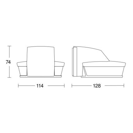 Steinel 056650 - Czujnik ruchu SensIQ S IP54 antracyt