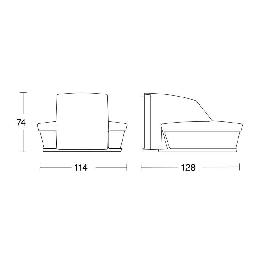 Steinel 056650 - Czujnik ruchu SensIQ S IP54 antracyt