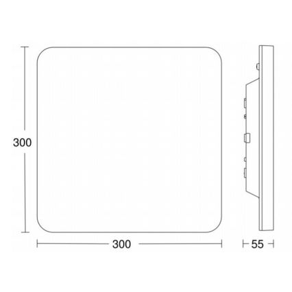 STEINEL 057169 - LED Oświetlenie sufitowe RS PRO LED/16W/230V IP40 4000K