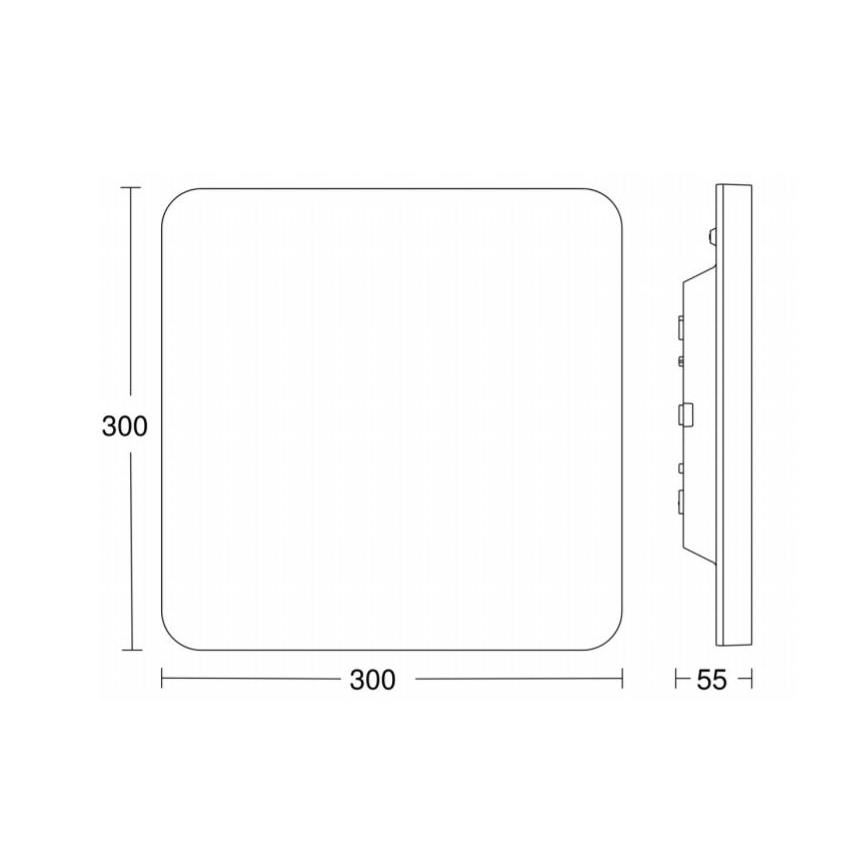 STEINEL 057169 - LED Oświetlenie sufitowe RS PRO LED/16W/230V IP40 4000K