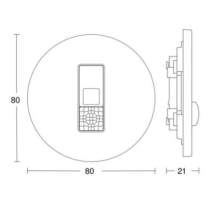 Steinel 057732 - Czujnik obecności IR Micro DALI-2 biały