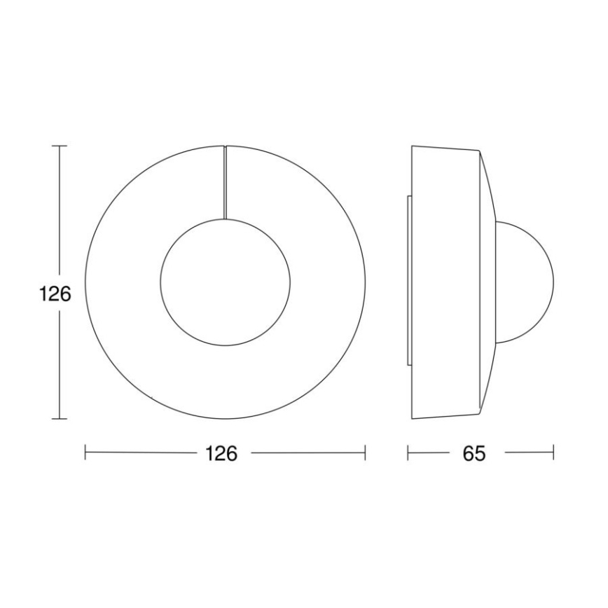Steinel 058180 - Czujnik ruchu IS 3360 V3 KNX IP54 okrągły biały