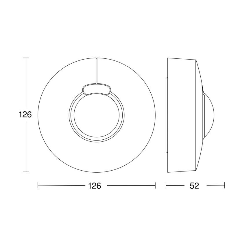 Steinel 058234 - Czujnik ruchu HF 3360 V3 KNX IP54 okrągły biały