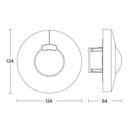 Steinel 058241 - Czujnik ruchu HF 3360 V3 KNX okrągły biały