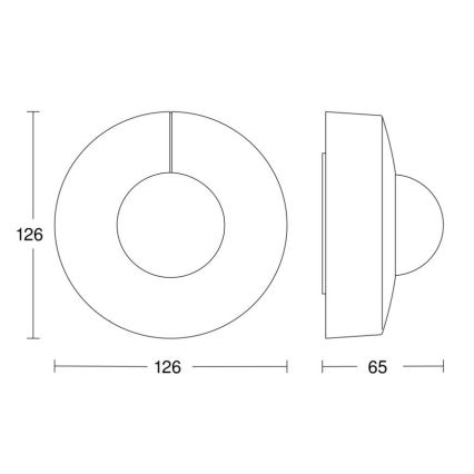 Steinel 058272 - Czujnik ruchu IS 345 V3 KNX IP54 okrągły biały