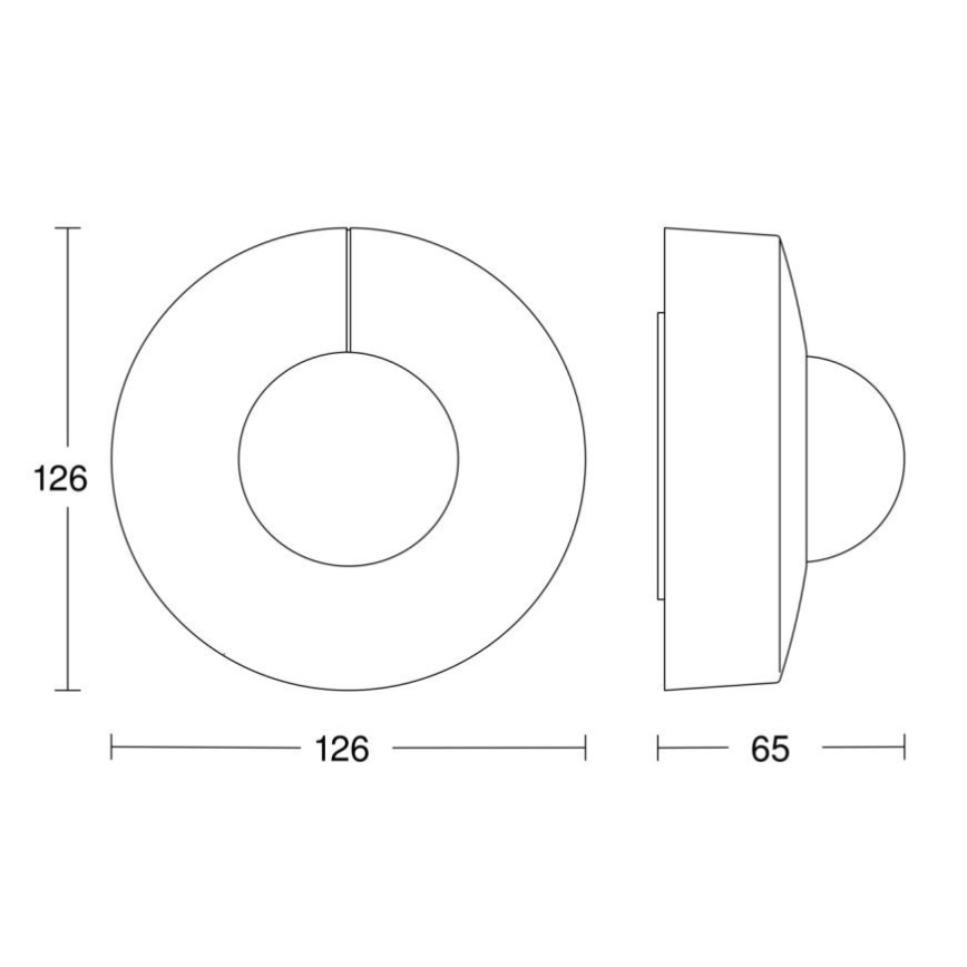 Steinel 058272 - Czujnik ruchu IS 345 V3 KNX IP54 okrągły biały