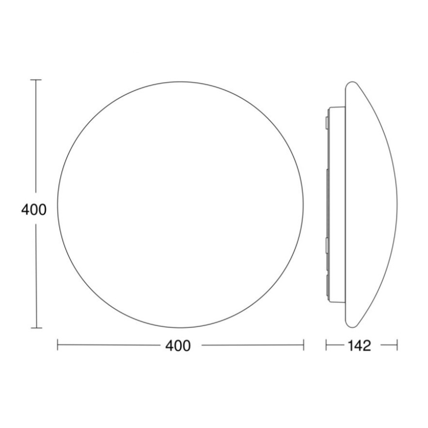 STEINEL 058609 - LED Plafon łazienkowy z czujnikiem RS PRO LED/19,5W/230V 3000K IP54