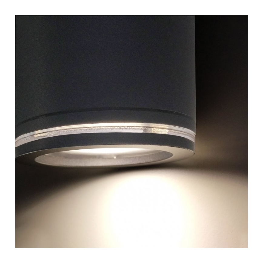 Steinel 058647 - LED Oświetlenie zewnętrzne z czujnikiem SPOT DUO 2xGU10/7,5W/230V IP44