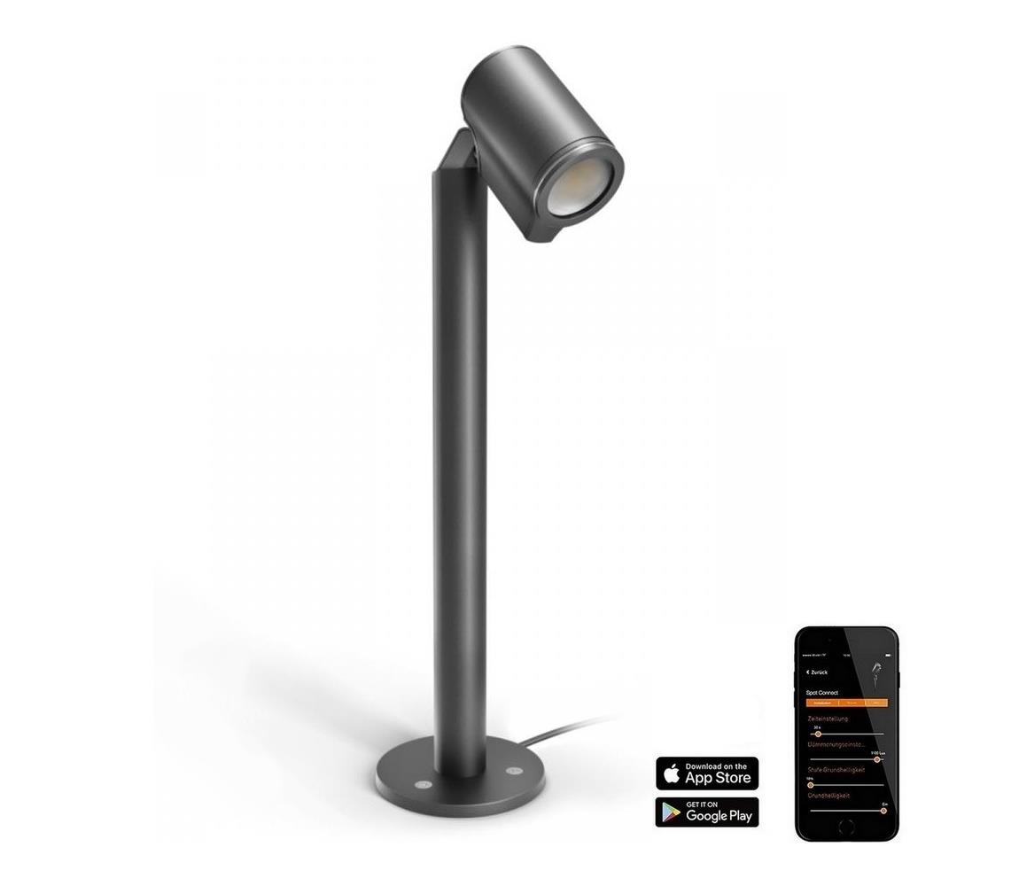 Steinel 058678-LED Lampa zewnętrzna z czujnikiem zmierzchu 1xGU10/7,86W/230V IP44