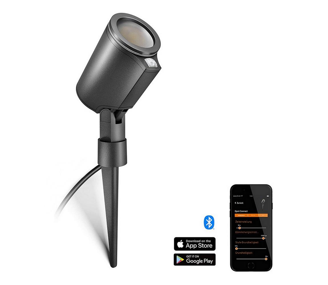 STEINEL 058685 - Lampa zewnętrzna LED z czujnikiem SPOT GARDEN 1xGU10/7W/230V IP44
